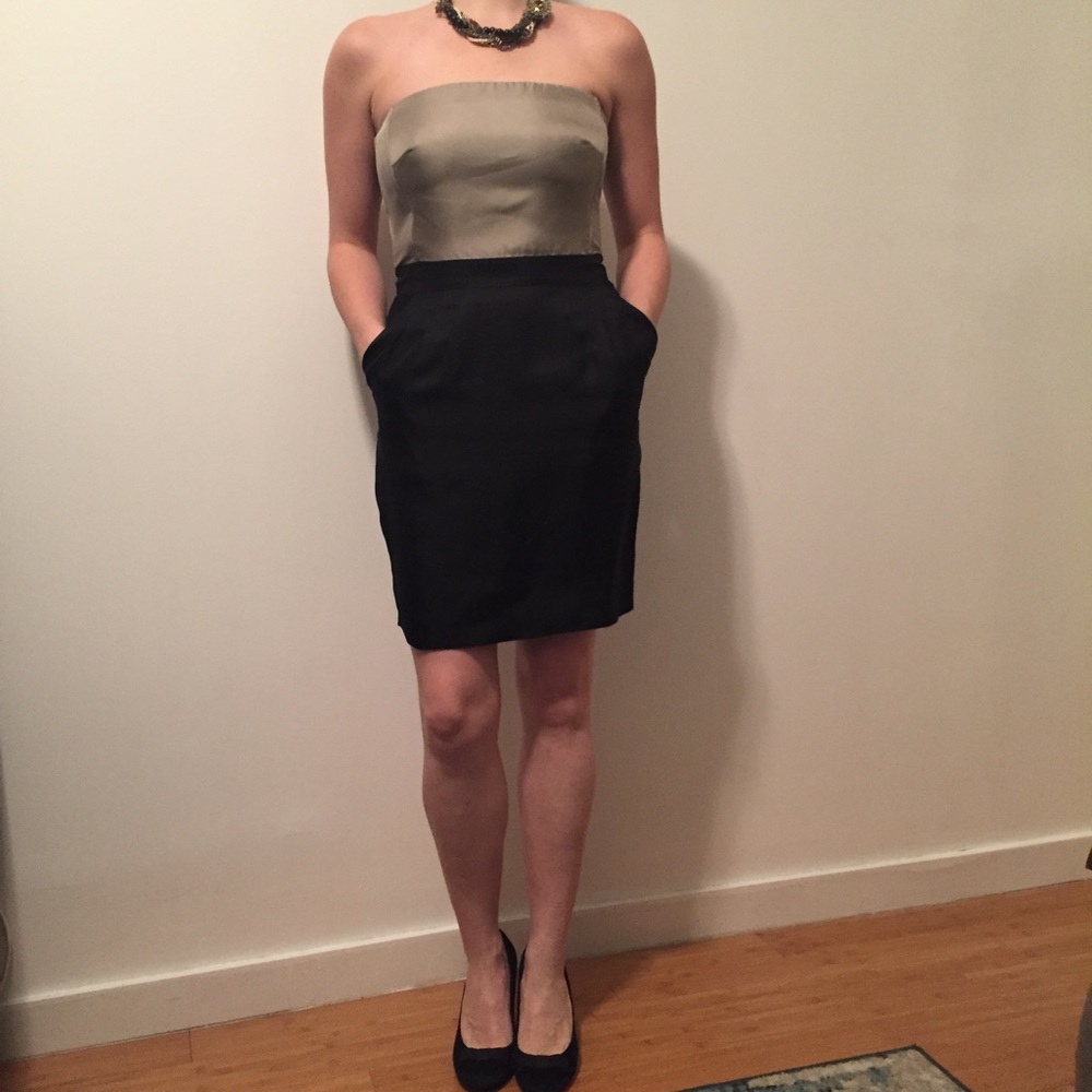 Banana Republic strapless dress