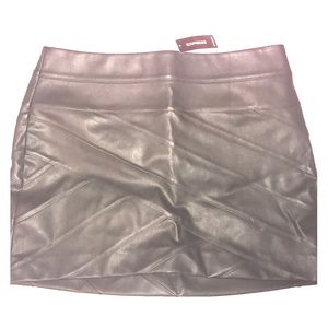 Black Leather Skirt