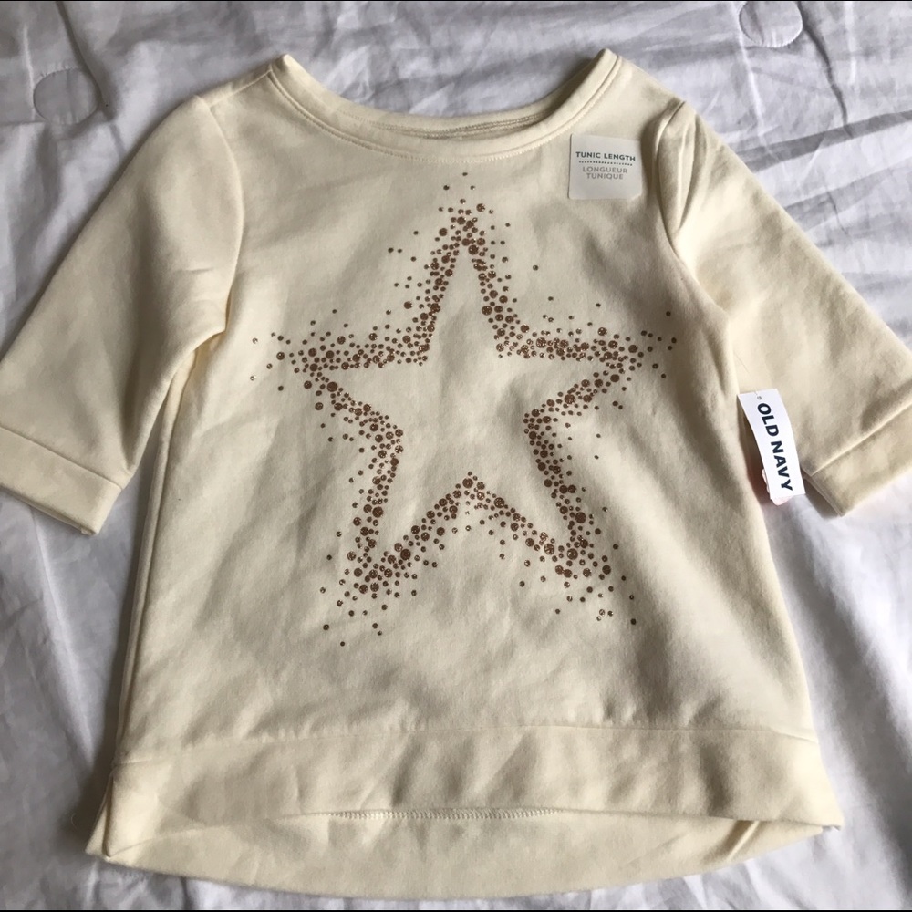 Toddler gold star Tunic