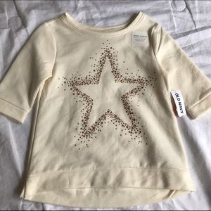 Toddler gold star Tunic