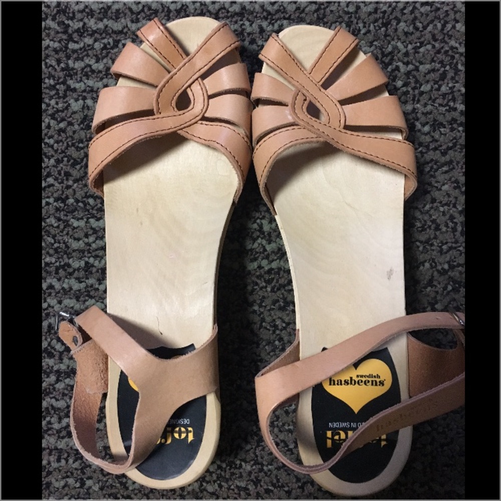 NEW Swedish Hasbeens Cross Strap Debutant