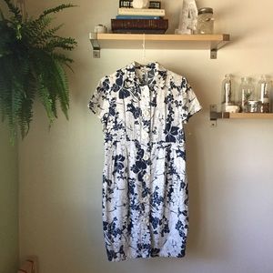 Vintage collared dress🌊