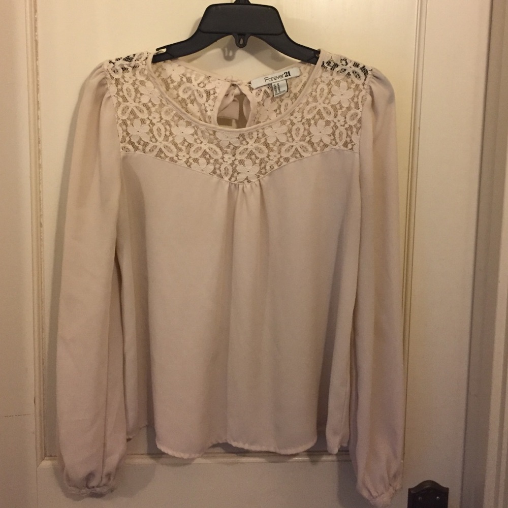 Cream blouse
