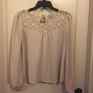 Cream blouse