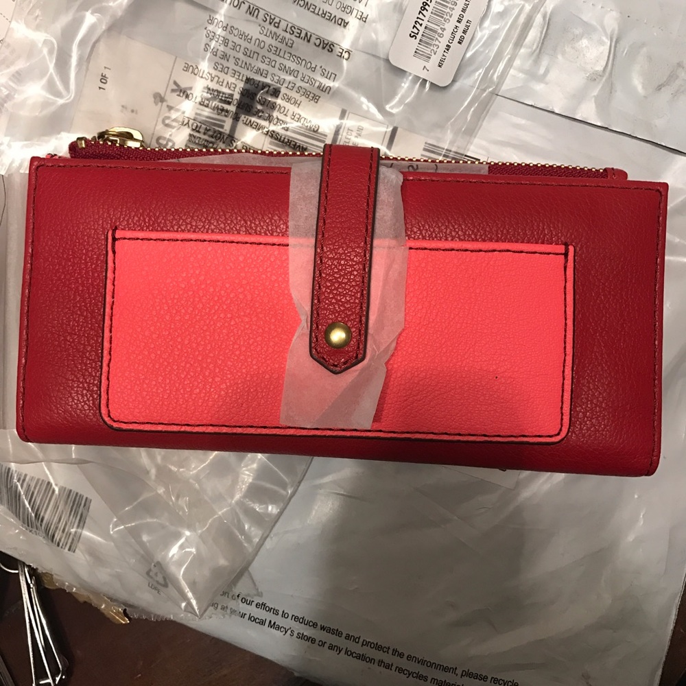 Last ONe Sold! NWT Fossil Keely Tab Wallet Clutch - Picture 4 of 6