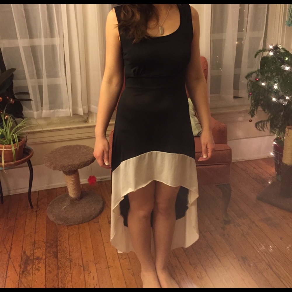 Black and white dress