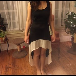 Black and white dress