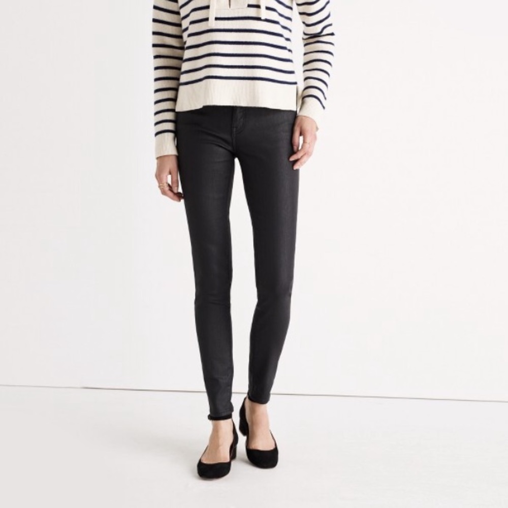 Madewell High-Riser Skinny Coated Jeans