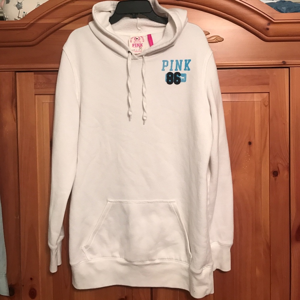 pink boyfriend fit sweatshirt