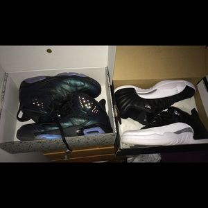 Jordan 6s size 10.5 and Jordan 12 10