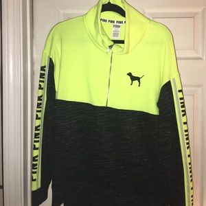 Pink Half zip sweatshirt