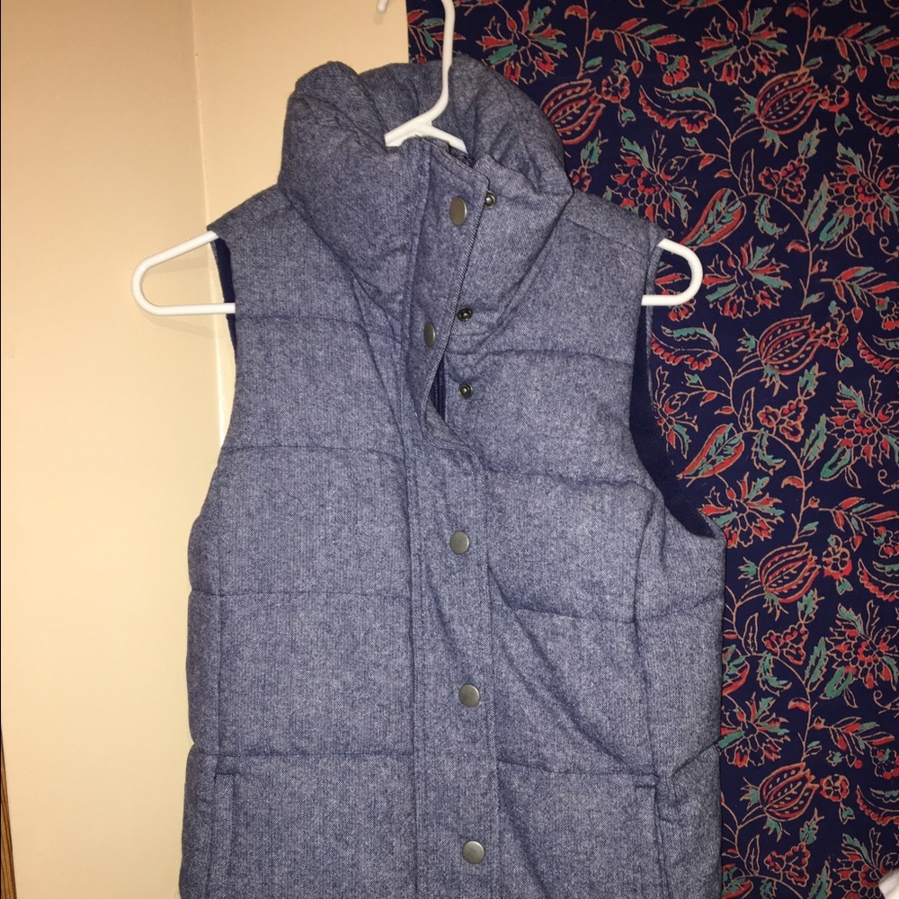 Blue Quilted Vest