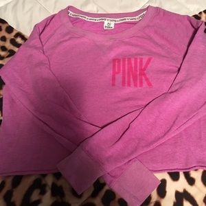 PINK Victoria secret  CROP SWEATSHIRT