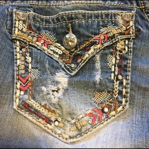 Miss Me Mid-Rise Easy Boot Cut Jeans