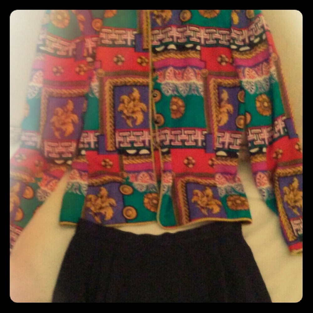 Adrianna Pappell pure Italian silk skirt & top