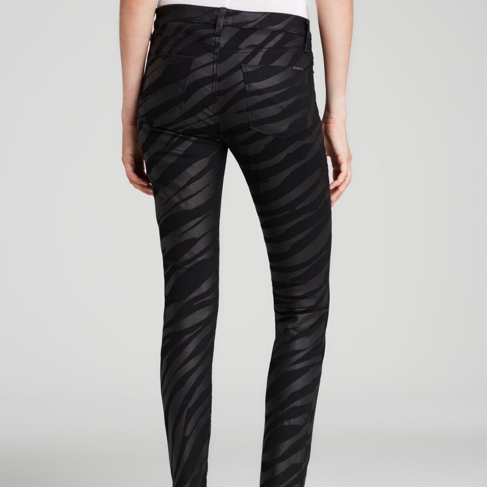 Hudson Super Skinny Barbara High Waist Zebra Jeans