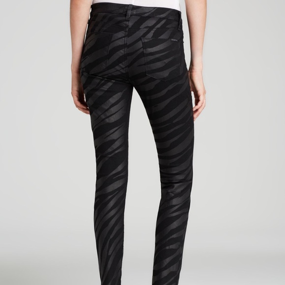 Hudson Jeans Denim - Hudson Super Skinny Barbara High Waist Zebra Jeans