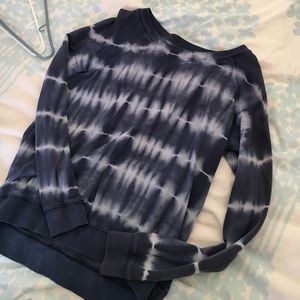 Navy Tie-Dye Sweater