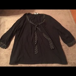 Jones New York black shirt