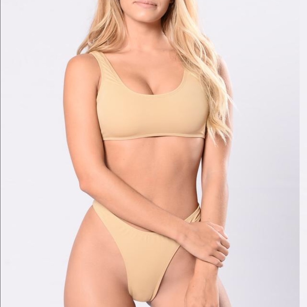 Calling All Angels High Leg Bikini Set in BLACK