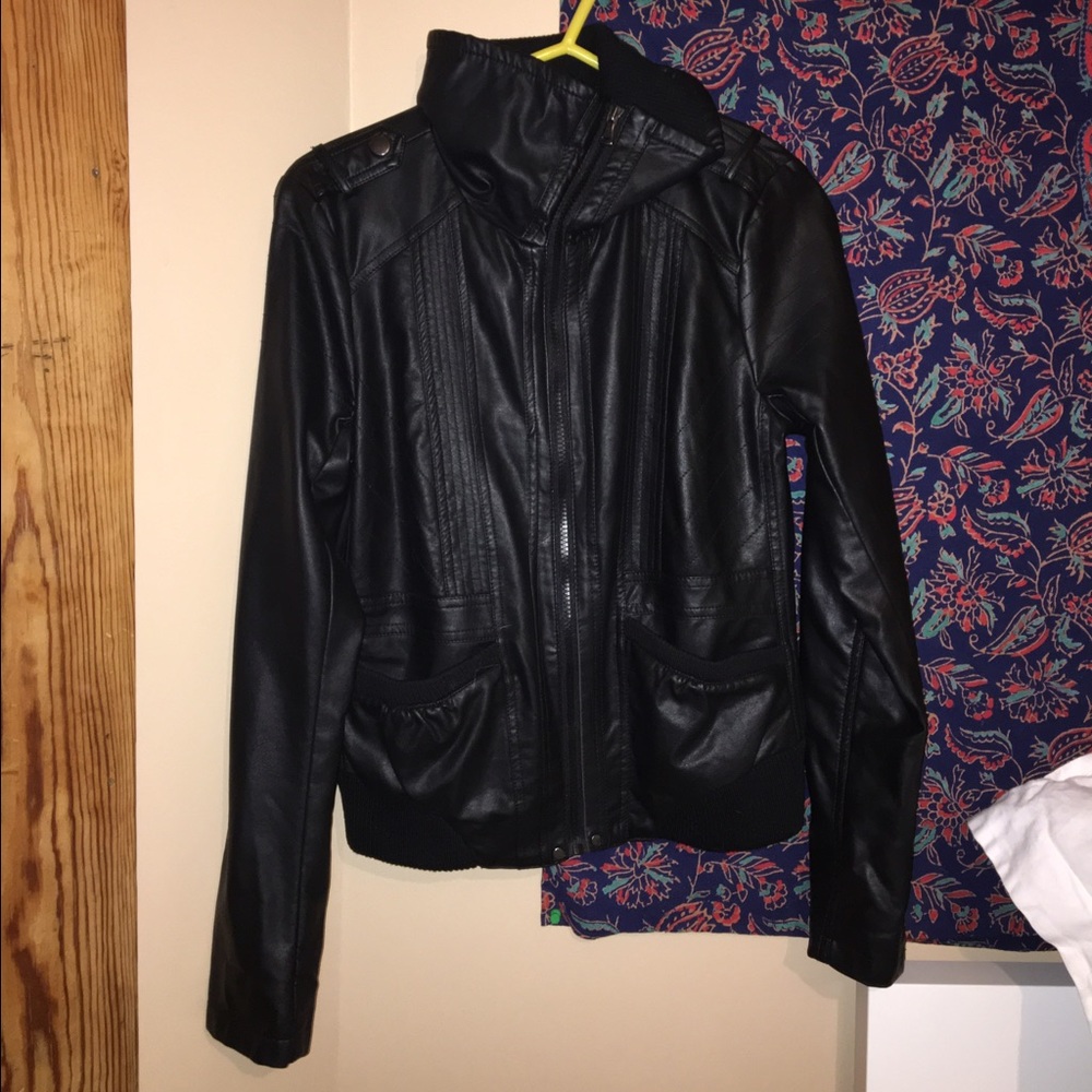 Leather jacket
