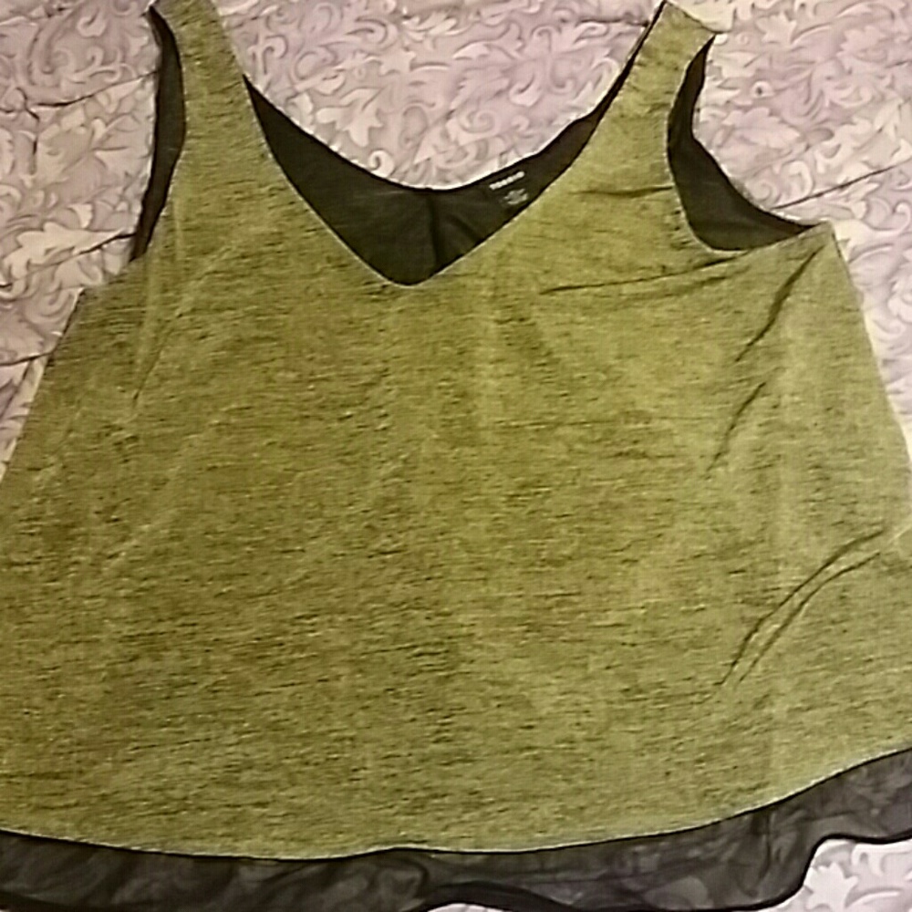 Gold and Black shimmery tank