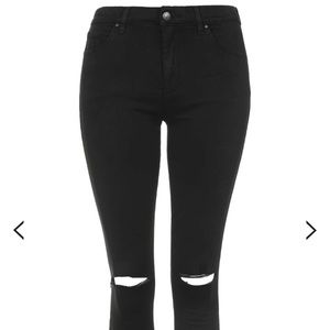 Top shop moto Leigh skinny jeans. Size W30 L34