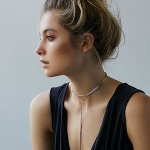 Free People delicate bolo choker