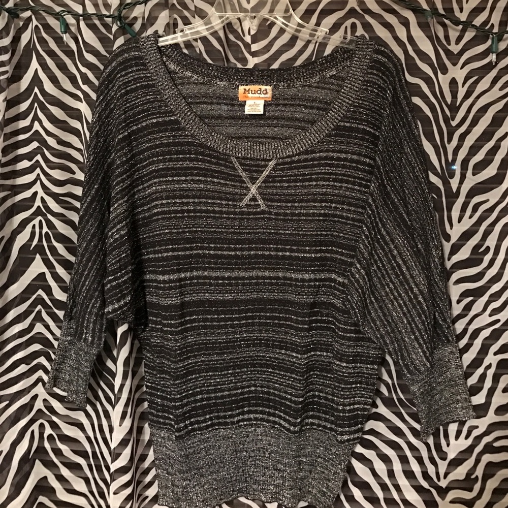 Sparkly 3/4 sleeve sweater
