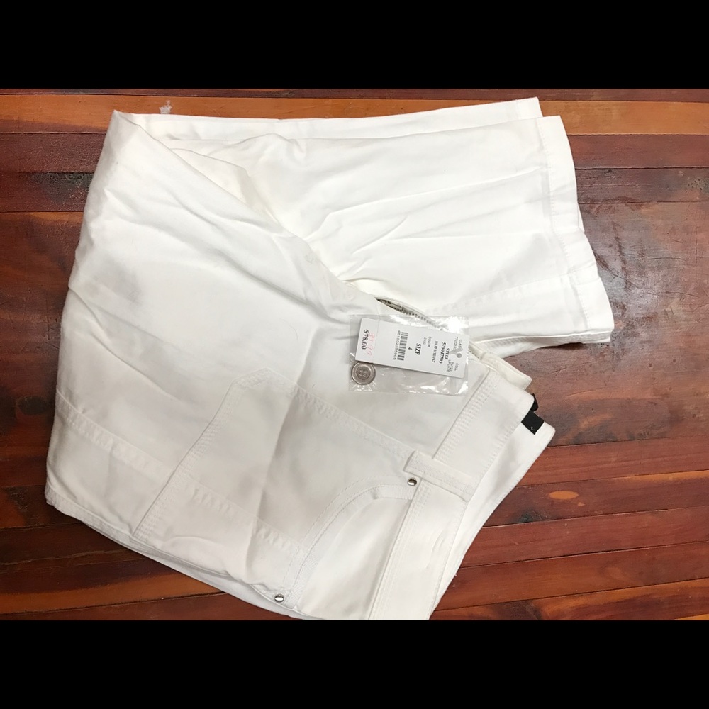White Dress Capris