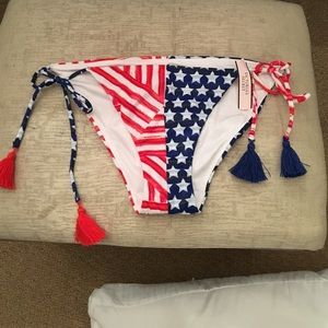 Victoria secret American flag bottoms. Brand new