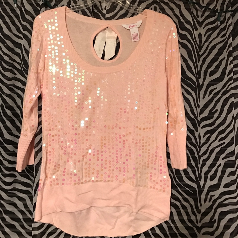 Sparkly 3/4 sleeve shirt