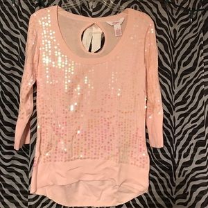 Sparkly 3/4 sleeve shirt