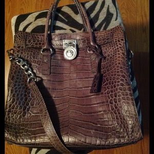 Michael Kors Crocodile Hamilton