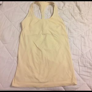 Cream Lululemon Tank