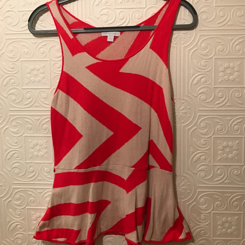 Aztec Peplum Tank