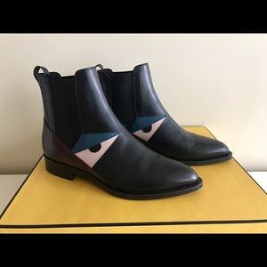 Fendi Bug Monster Chelsea Boots