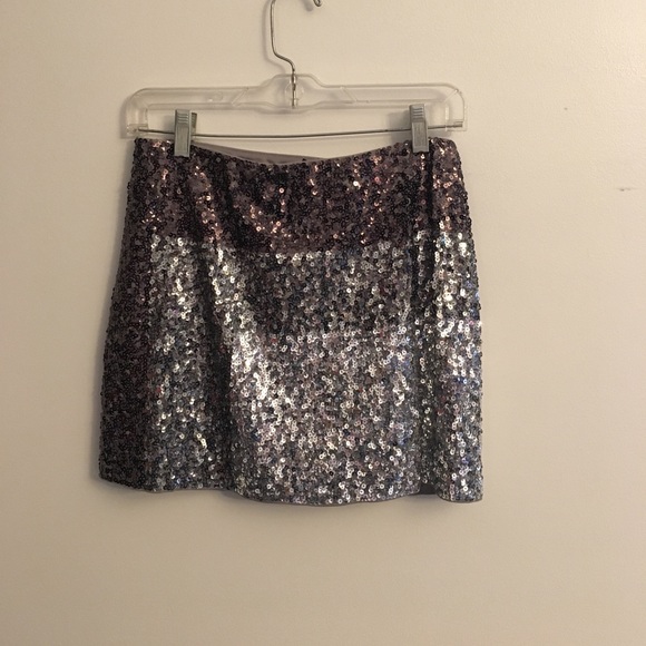 Express Skirts - Express Sequin Mini Skirt Express Skirts - Express Sequin Mini Skirt