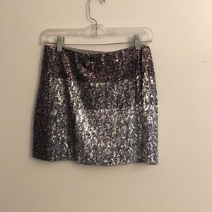 Express Skirts - Express Sequin Mini Skirt Express Skirts - Express Sequin Mini Skirt