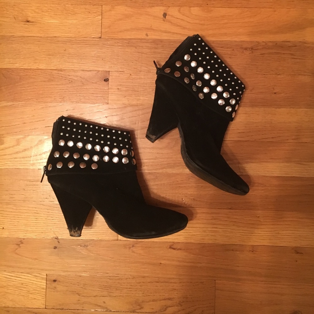 💋SOLD💋 Black embellished booties