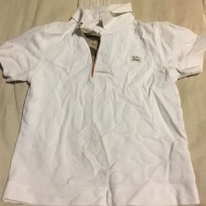 My sons Burberry shirt.