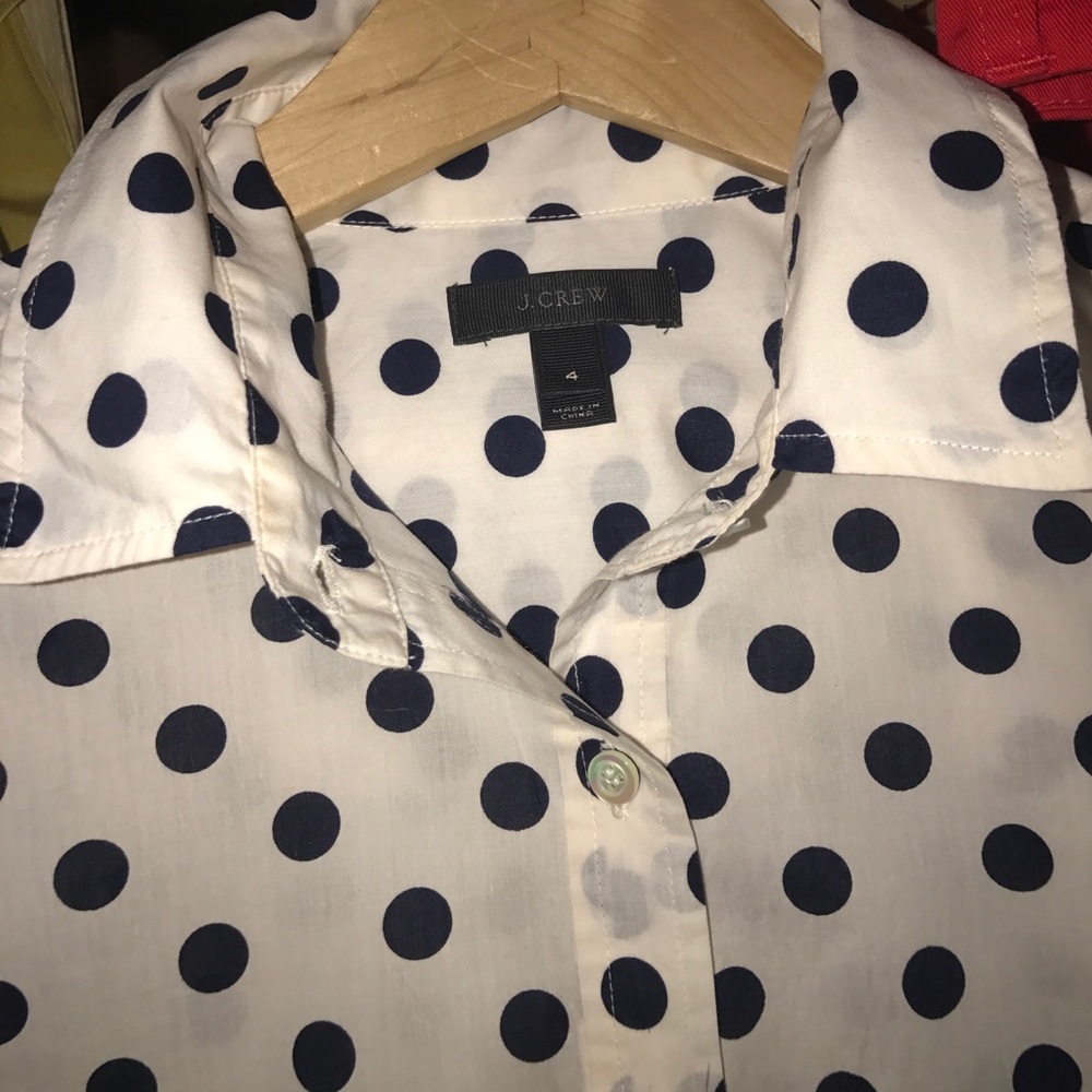 J. Crew Polka-Dot Popover - Picture 3 of 7