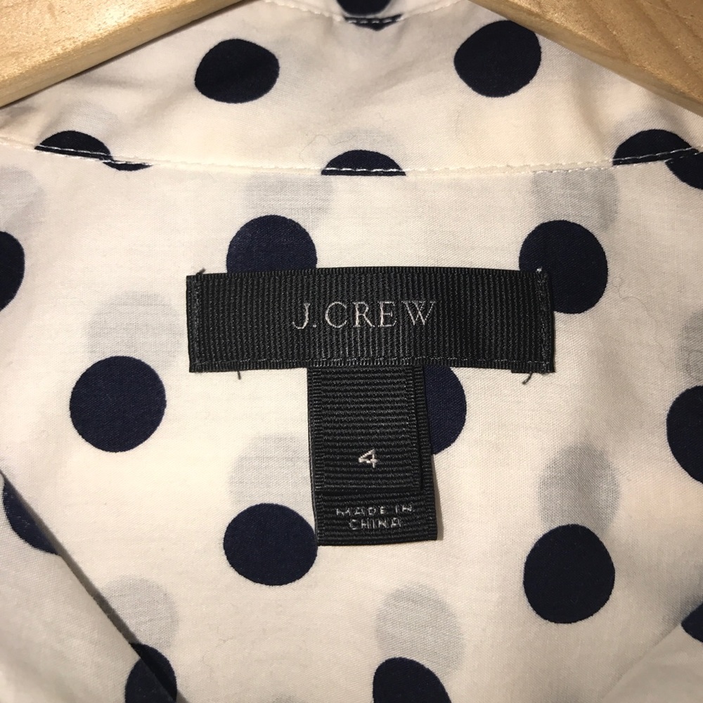 J. Crew Polka-Dot Popover - Picture 4 of 7