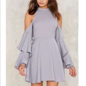 Following The Rive Cold Shoulder Dress