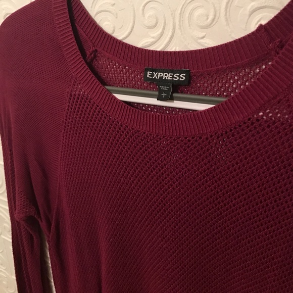 Burgundy Sweater from Express - Picture 2 of 2