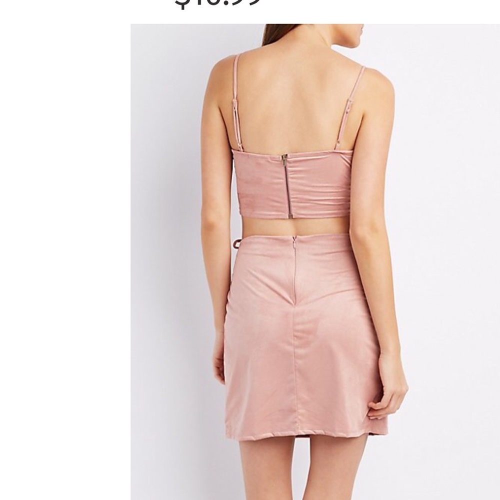 🌸Faux suede set - Picture 2 of 4