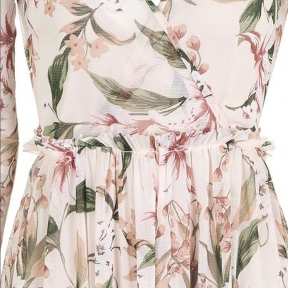 Final sale🎊🎉Lilly floral mesh dress - Picture 2 of 5