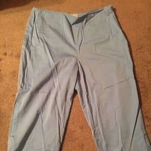 Talbots blue capris