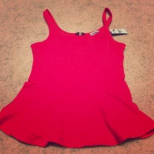 Express peplum tank