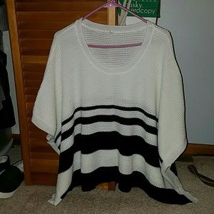 Charlotte Russe Oversized Short Sleeve Sweater